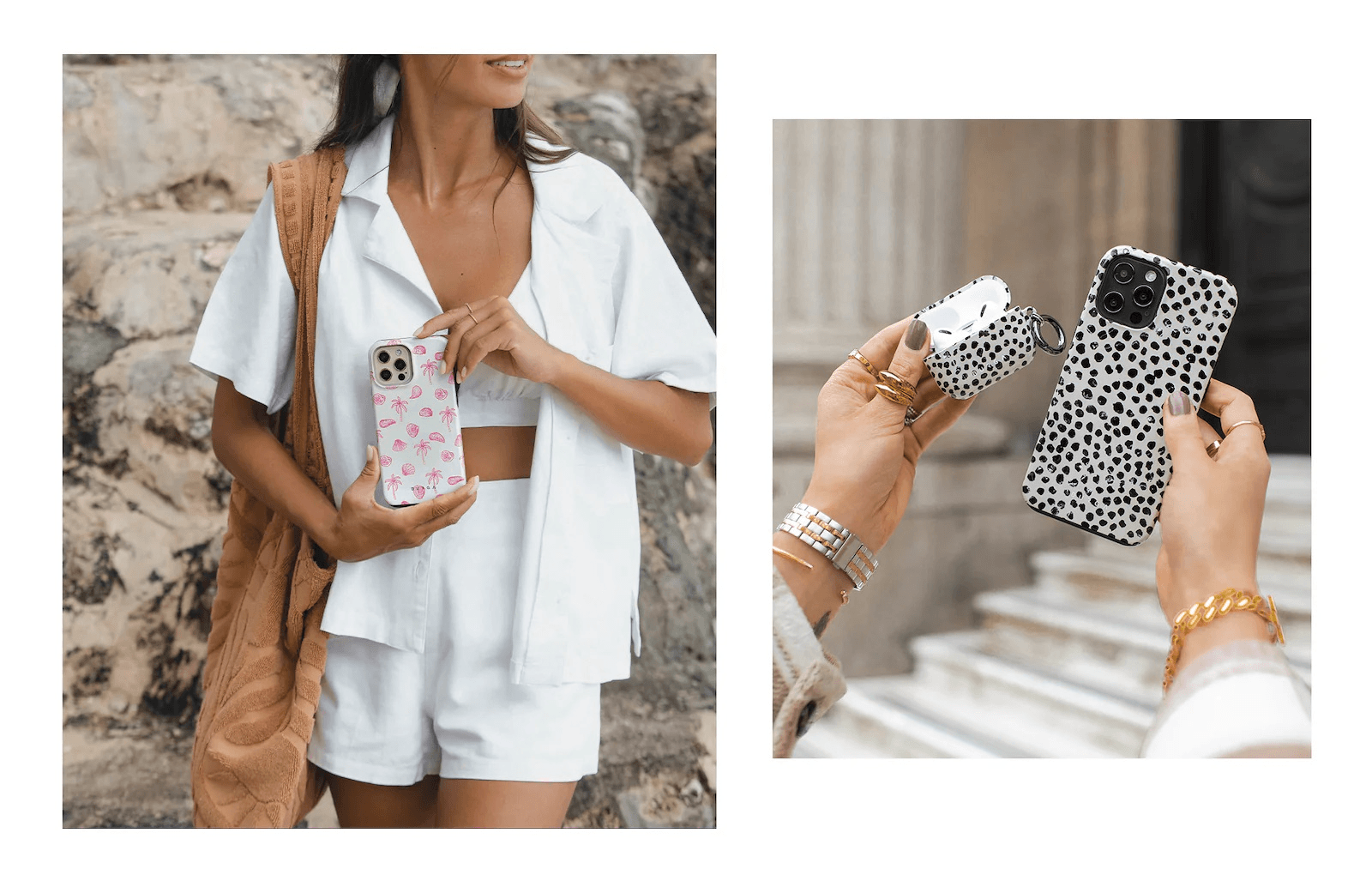 Silikonski ovitek Tough za iPhone 15 Pro - BURGA - Almond Latte