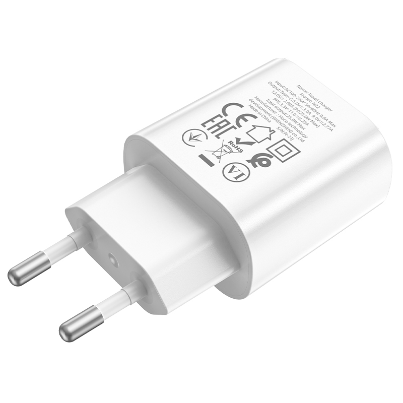 Hoco polnilec adapter N22 Jetta PD 25W Type C za Samsung - bel