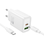 Hoco polnilec N63 GaN PD 30W USB-A