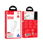 Hoco polnilec N63 GaN PD 30W USB-A