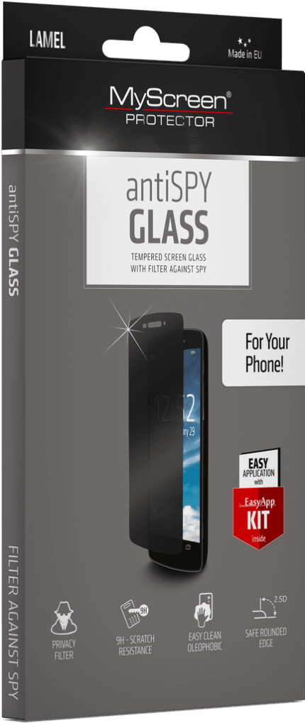 My Screen protector AntiSpy / Privacy ZAŠČITNO KALJENO STEKLO Samsung Galaxy A53 - Edge Full Glue