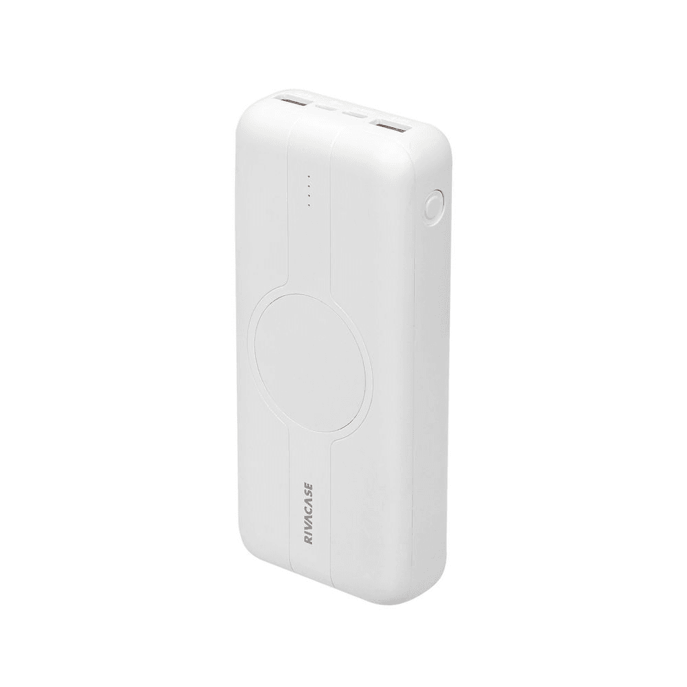 RIVACASE VA2602 zunanja baterija powerbank z brezžičnim polnjenjem 20.000 mAh 20W - bel