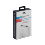 RIVACASE VA2602 zunanja baterija powerbank z brezžičnim polnjenjem 20.000 mAh 20W - bel