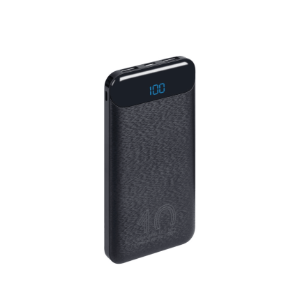 RIVACASE zunanja baterija powerbank 10.000 mAh VA2540 Quick Charge / PD 20W z LCD-jem črn