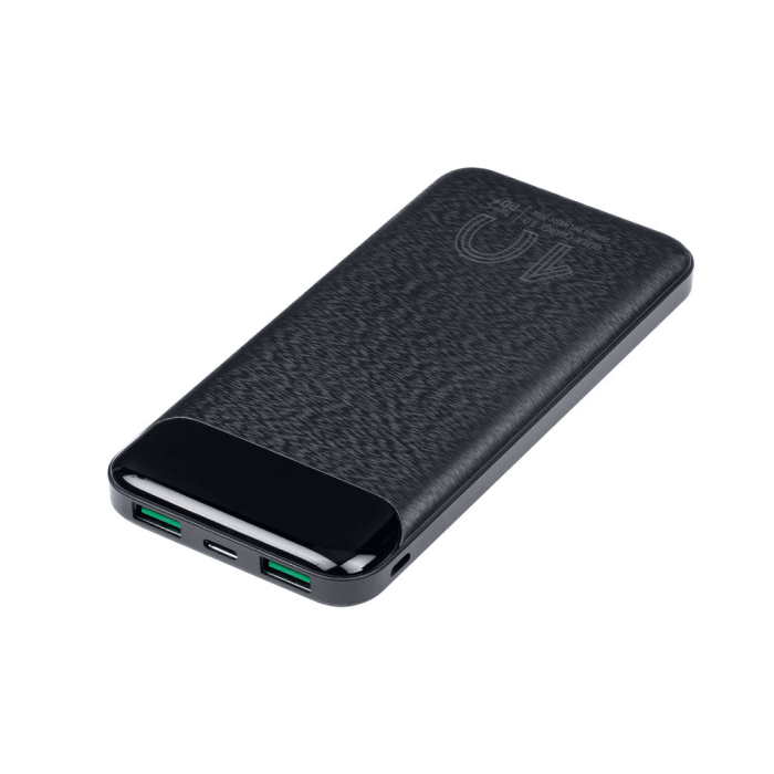 RIVACASE zunanja baterija powerbank 10.000 mAh VA2540 Quick Charge / PD 20W z LCD-jem črn